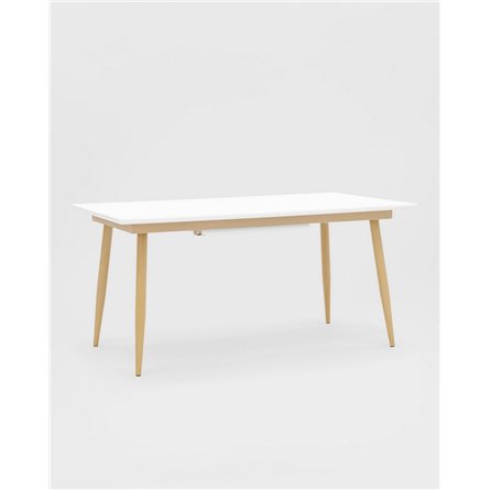 Стол|Stool Group|обеденный Стокгольм раскладной белый, размеры столешницы 160 (220)*90 см