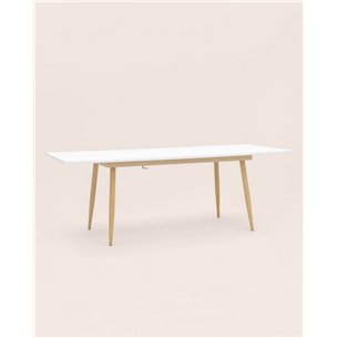 Стол|Stool Group|обеденный Стокгольм раскладной белый, размеры столешницы 160 (220)*90 см