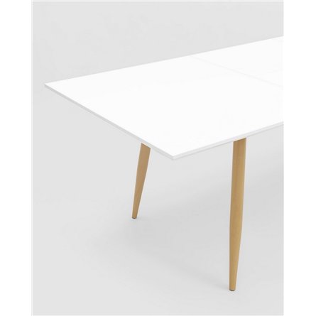 Стол|Stool Group|обеденный Стокгольм раскладной белый, размеры столешницы 160 (220)*90 см