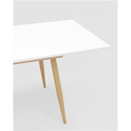 Стол|Stool Group|обеденный Стокгольм раскладной белый, размеры столешницы 160 (220)*90 см