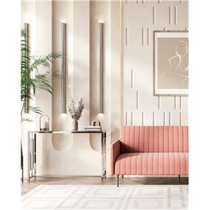 Консоль|Stool Group|БРУКЛИН 115*30 серебро, каркас нержавеющая сталь