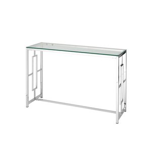 Консоль БРУКЛИН 120*40 серебро