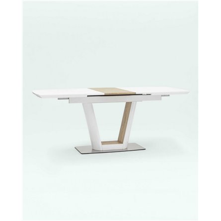 Стол|Stool Group|обеденный Атланта раскладной 160-200*90 белый