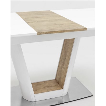 Стол|Stool Group|обеденный Атланта раскладной 160-200*90 белый