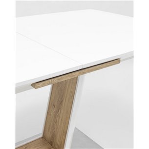 Стол|Stool Group|обеденный Атланта раскладной 160-200*90 белый