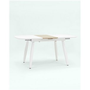 Стол|Stool Group|обеденный Чикаго раскладной 120-160*90 белый