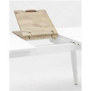 Стол|Stool Group|обеденный Чикаго раскладной 160-200*90 белый