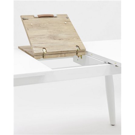 Стол|Stool Group|обеденный Чикаго раскладной 160-200*90 белый