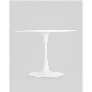 Стол|Stool Group|Tulip D100 белый столешница МДФ ножка металл