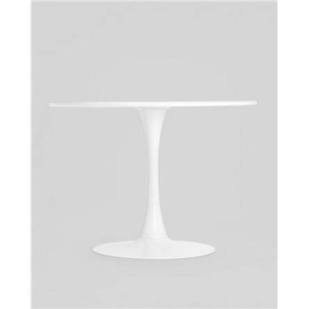 Стол|Stool Group|Tulip D100 белый столешница МДФ ножка металл