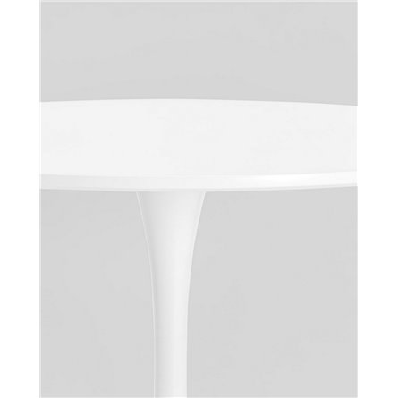 Стол|Stool Group|Tulip D100 белый столешница МДФ ножка металл