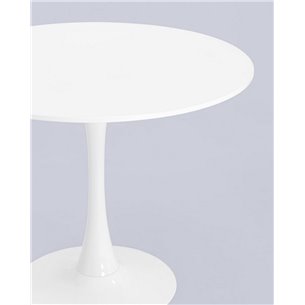 Стол|Stool Group|Tulip D90 белый столешница МДФ ножка металл