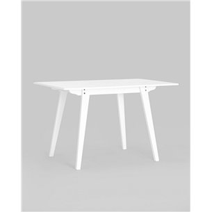 Стол|Stool Group|обеденный GUDI 120х75 белый деревянный массив гевеи