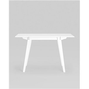 Стол|Stool Group|обеденный GUDI 120х75 белый деревянный массив гевеи