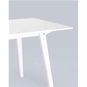 Стол|Stool Group|обеденный GUDI 120х75 белый деревянный массив гевеи