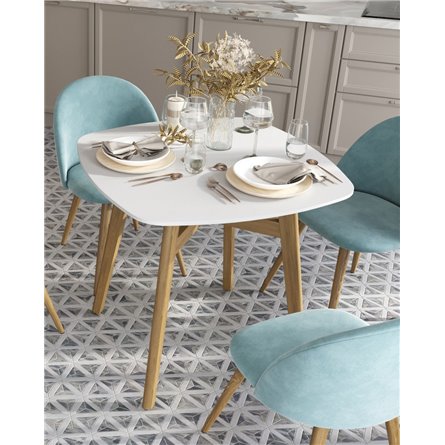 Стол|Stool Group|обеденный Target 80*80 черный ножки массив бука