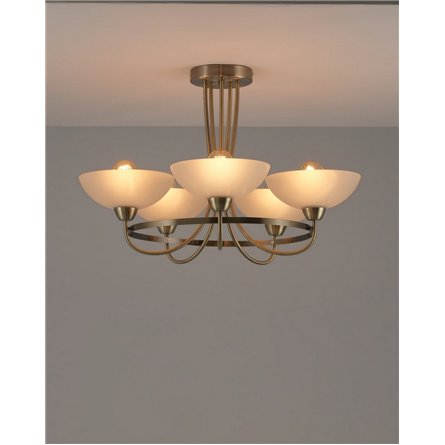 Люстра|Moderli|Moderli V1204-5C Lione 5*E14*60W потолочная