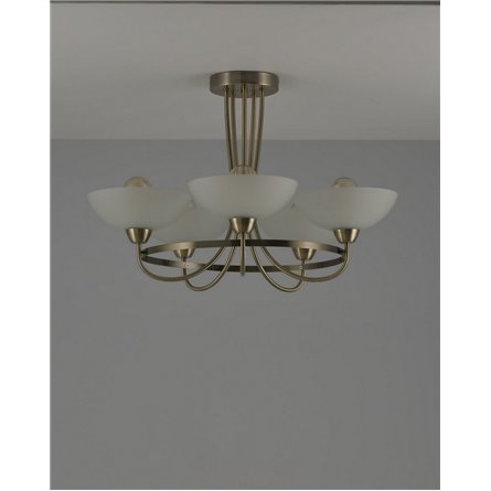 Люстра|Moderli|Moderli V1204-5C Lione 5*E14*60W потолочная