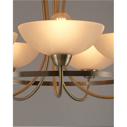 Люстра|Moderli|Moderli V1204-5C Lione 5*E14*60W потолочная