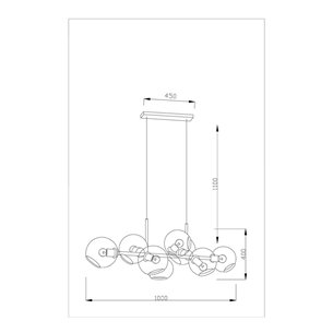 Люстра|Moderli|Moderli V2171-P Long 8*E27*60W подвесная