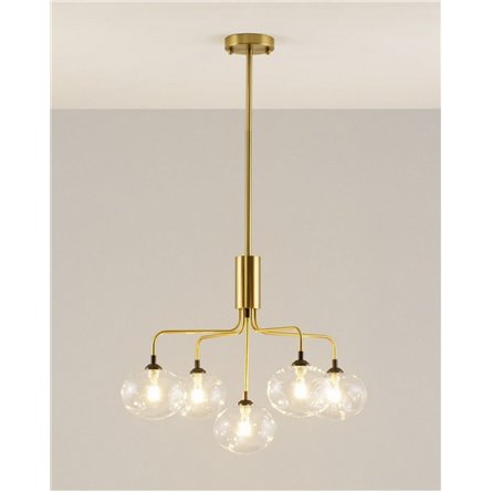 Люстра|Moderli|Moderli V2191-P Santa 5*G9*5W подвесная