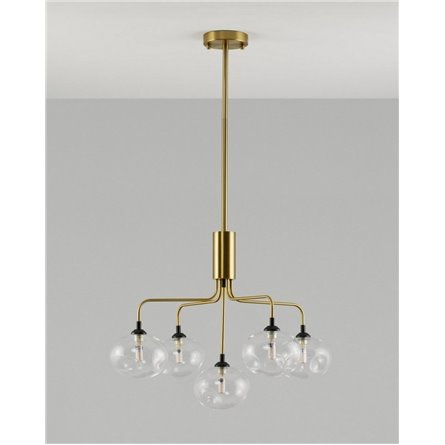 Люстра|Moderli|Moderli V2191-P Santa 5*G9*5W подвесная