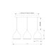 Светильник|Moderli|Moderli V1401-3P Ria 3*E27*60W подвесной Светильник|Moderli|Moderli V1401-3P Ria 3*E27*60W подвесной