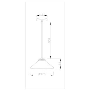 Светильник|Moderli|Moderli V1430-1P Brabbo 1*E27*60W подвесной