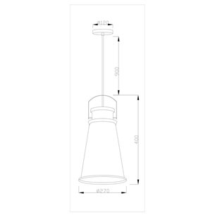 Светильник|Moderli|Moderli V1451-1P Done 1*E27*60W подвесной