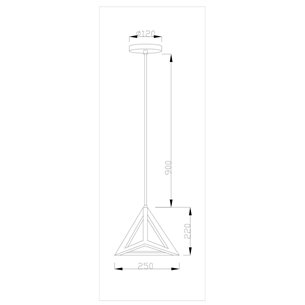 Светильник|Moderli|V1620-1P Ambiente 1*E27*60W подвесной