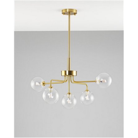 Люстра|Moderli|V2180-C Heavy 5*G9*5W потолочная