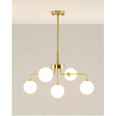 Люстра|Moderli|V2181-C Heavy 5*G9*5W потолочная