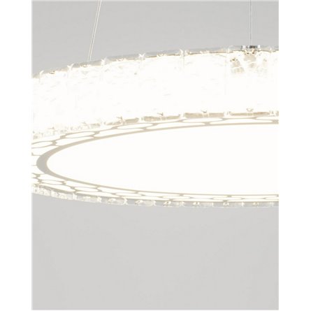 Люстра|Moderli|V1600-PL Ice LED*107W подвесная светодиодная