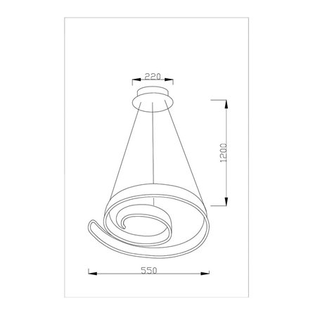 Люстра|Moderli|V1950-PL Judo LED*96W подвесная светодиодная