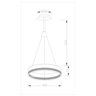 Люстра|Moderli|V1760-PL Crime LED*26W потолочная светодиодная