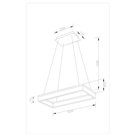 Светильник|Moderli|V1730-PL Euro LED*42W подвесной светодиодный