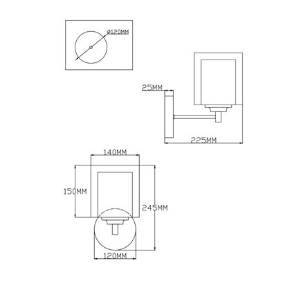 Бра|Moderli|Moderli V2520-1W Maximilian 1*E27*60W