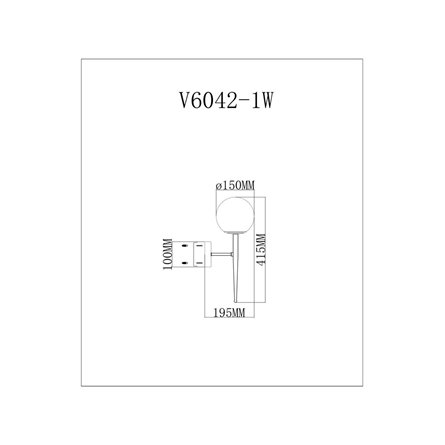 Бра|Moderli|Moderli V6042-1W Scrumbel
