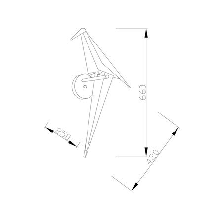 Бра|Moderli|Moderli V3070-WL Birds 1*LED*6W светодиодное