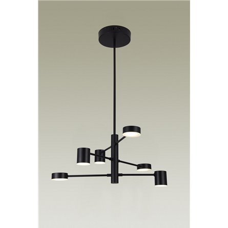 Люстра|Moderli|на штанге Moderli V2740-6CL Lewes 6*LED*5W
