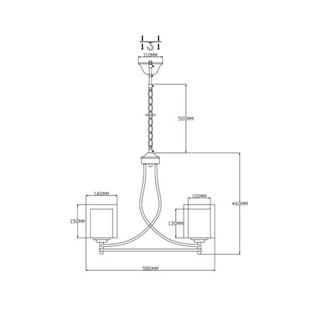 Люстра|Moderli|Moderli V2525-5P Maximilian 5*E27*60W подвесная