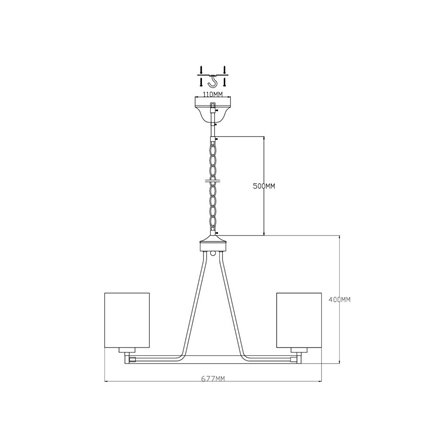 Люстра|Moderli|V2682-6P Viola 6*E27*60W подвесная
