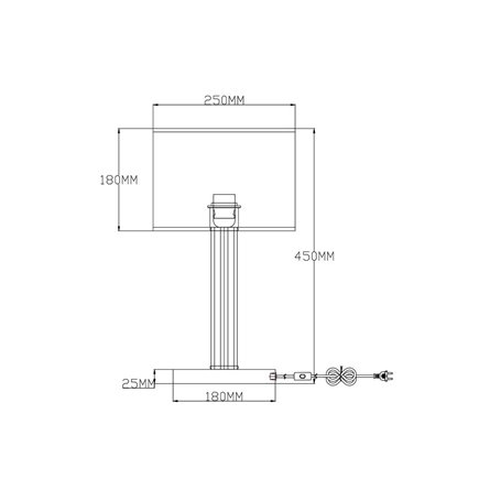 Настольная лампа|Moderli|V2651-1T Claim 1*E27*60W