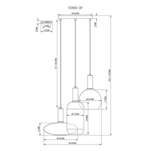 Светильник|Moderli|V2892-3P Martin 3*E27*60W подвесной