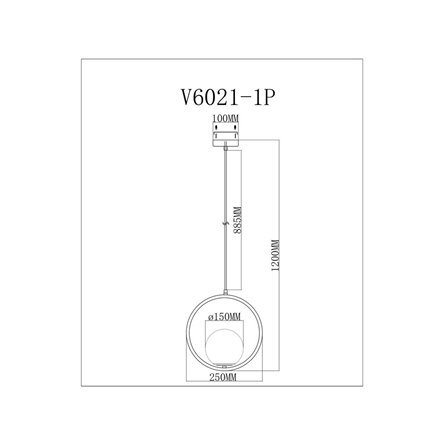 Светильник|Moderli|Moderli V6021-1P Barocco подвесной