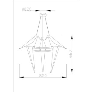Светильник|Moderli|V3071-3PL Birds 3*LED*6W подвесной светодиодный
