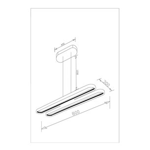 Светильник|Moderli|V2420-PL Style LED*56W подвесной светодиодный