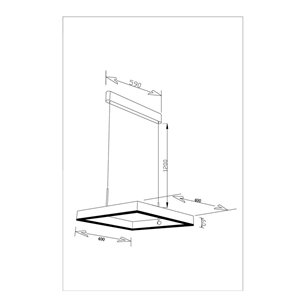 Светильник|Moderli|V2450-PL Straight LED*32W подвесной светодиодный