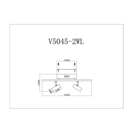 Спот|Moderli|V5045-2WL Right светодиодный