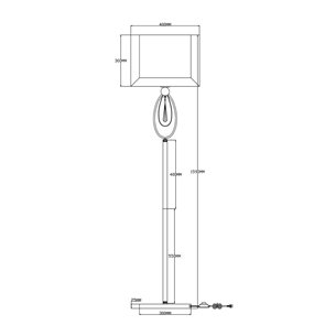 Торшер|Moderli|V2581-1F Dark 1*E27*60W